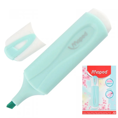 Маркер  текст голубой Pastel