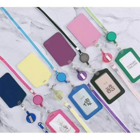 Бейдж 110*70мм Simple Style, вертикальный, иск.кожа