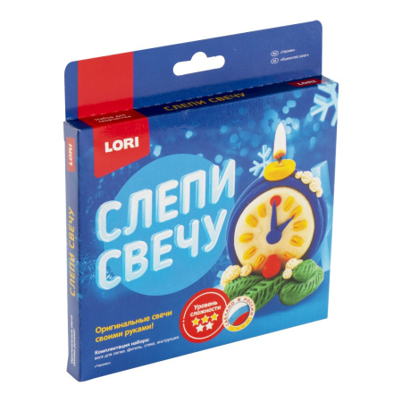 Набор д/творчества Лепим свечи "Часики"