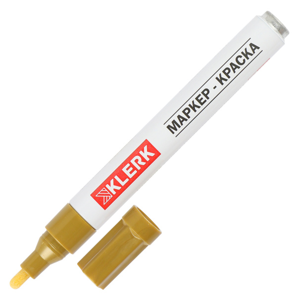 Маркер-краска золото 2-4 мм лаковый