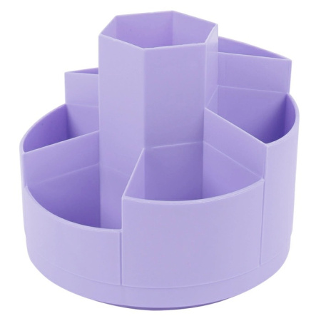 Подставка /канц.принадл. 7 секций Сиреневый