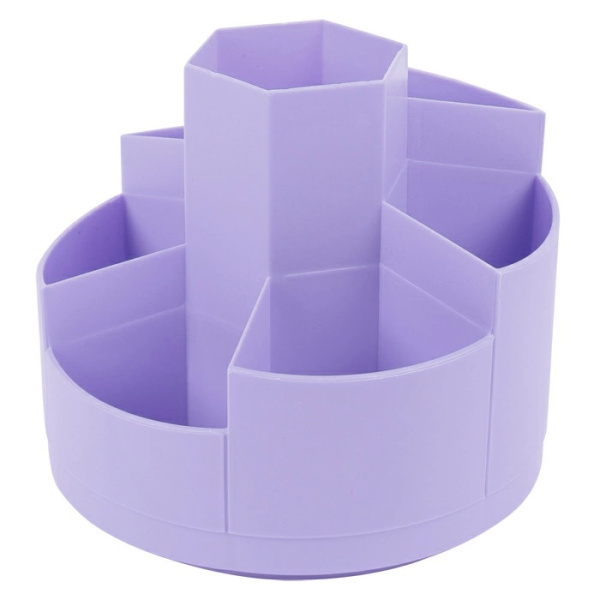 Подставка /канц.принадл. 7 секций Сиреневый