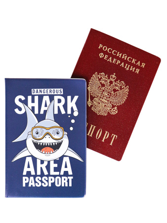 Обложка/паспорта ПВХ Акула-улыбака