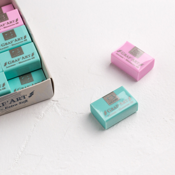 Ластик экстра мягкий 6В цветной