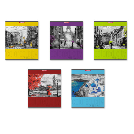 Тетрадь 48л ЕК Colored City