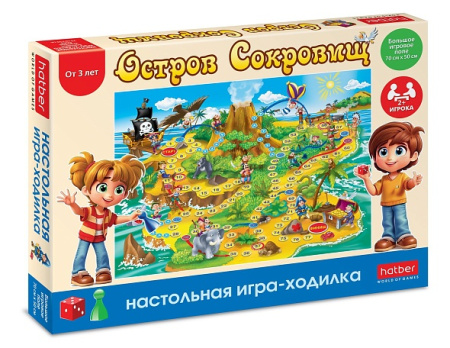 Игра настольная Ходилки Остров сокровищ