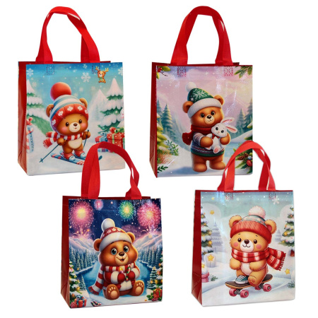 Сумка-шоппер 22*23см Новый год