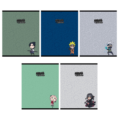Тетрадь 48л Naruto, выб.лак