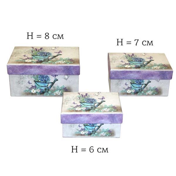 Коробка подарочная Прямоугольная  3в1 15,13,11