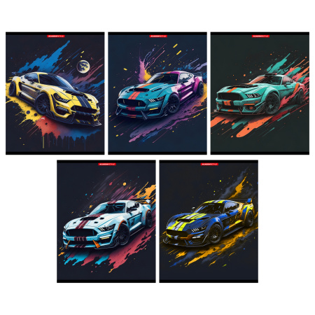 Кн.записная А6  32л Красочные машины