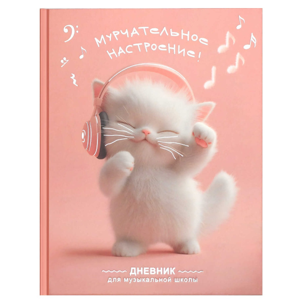 Дневник музык.7Бц Котёнок меломан, фольга