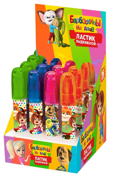 Ластик сегментный Барбоскины, выдвижной АКЦИЯ