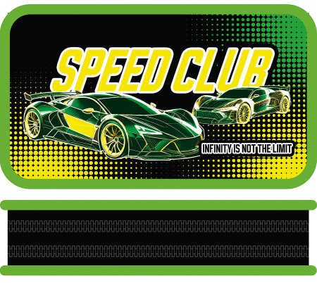 Пенал 2отд/м Speed Club тканевый торец