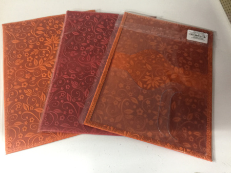 Обложка/паспорта натур. кожа Флаверс ассорти