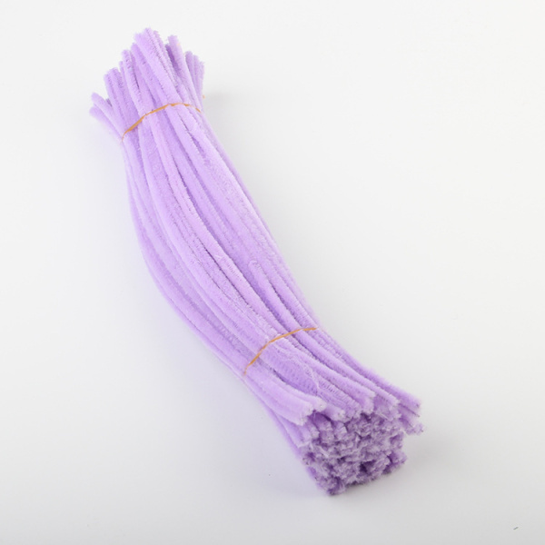 Пушистая проволока 30см/25шт лиловый