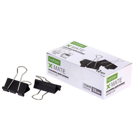 Зажим д/бумаг 32мм X-Mate
