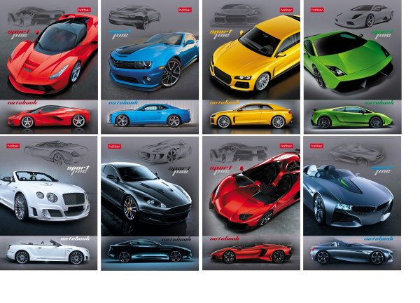 Блокнот А6  32л Автомобили