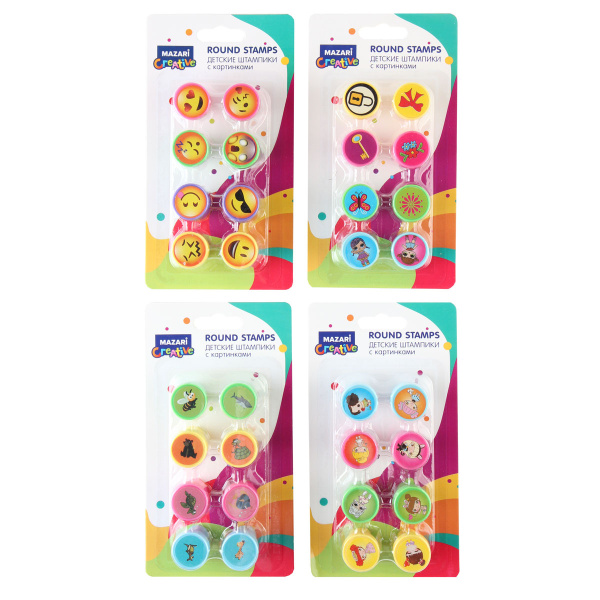 Игра Штампики детские набор 8шт