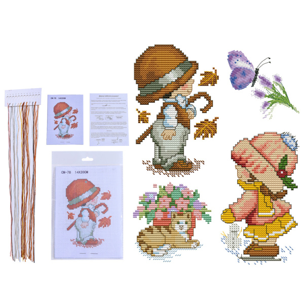 Набор для вышивания Ассорти 14*20см