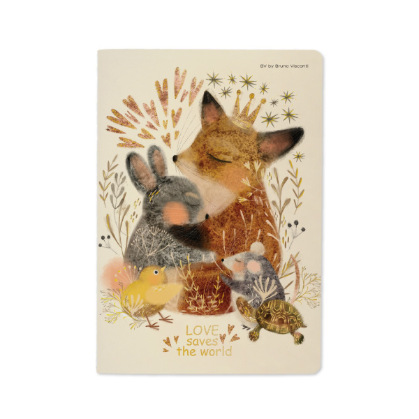 Тетрадь 40л Евроформат Love me. Любовь, как она есть