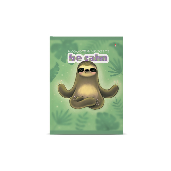 Блокнот А6 160л 7БЦ Карибские ленивцы АКЦИЯ