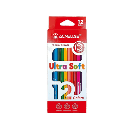Карандаши Acmeliae Ultra Soft 12цв мягкие