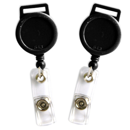 Держатель д/бейджа-рулетка круглый, петля