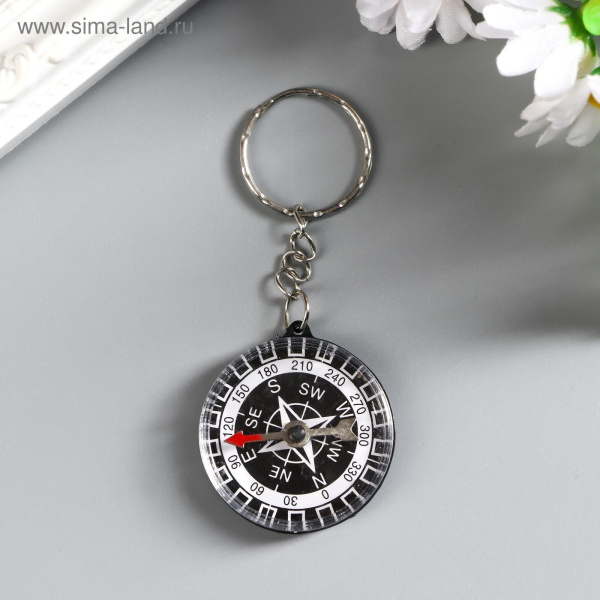 Брелок пластик Компас