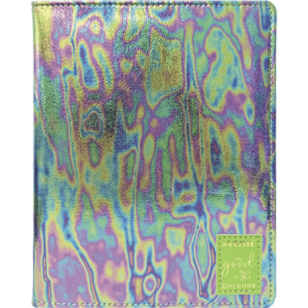 Дневник шк. 7БЦ/д. Rainbow spots малин-золотой, иск.кожаАКЦИЯ