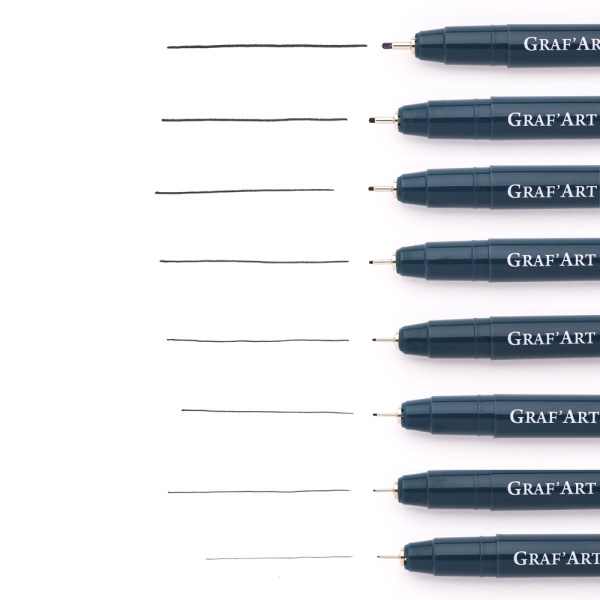 Ручка капиллярная черная 0,25мм Graf'Art