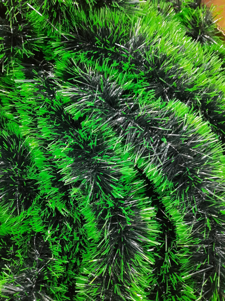 яМишура Зеленая 2-х цветная №9