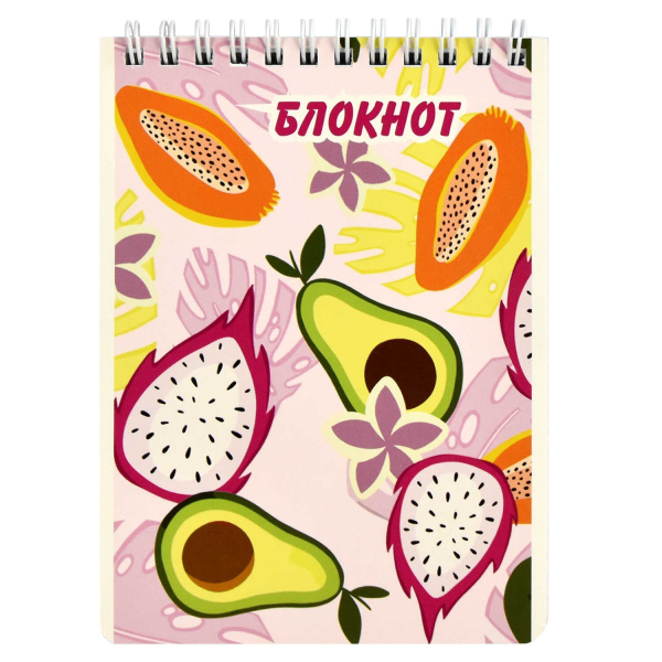 Блокнот/гребень  А6 120л Экзотика