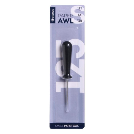 Шило канцелярское Глобус малое d2мм, блистер