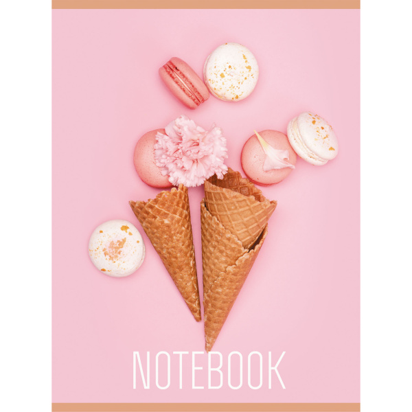 Тетрадь А4  60л Gold glitter №2