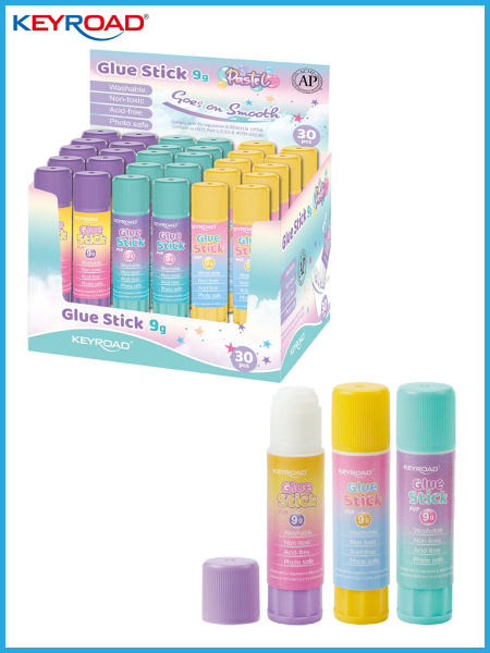 Клей-карандаш 09гр Pastel