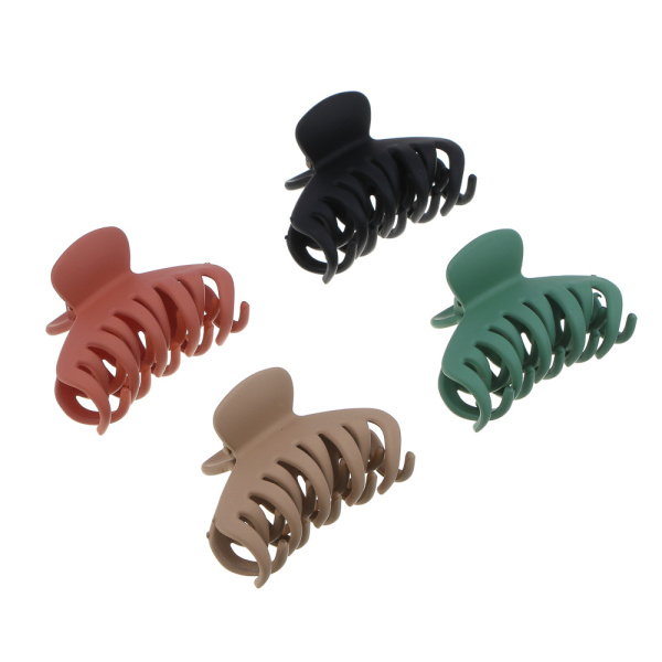 Заколка д/волос Краб 6,5см пластик