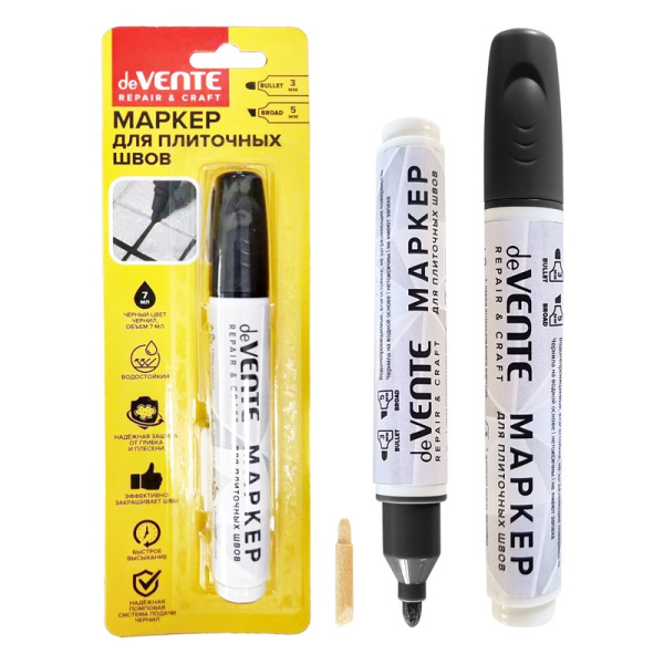 Маркер д/плиточных швов Чёрный (запасной наконечник)