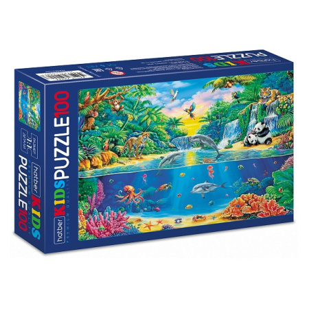 Пазлы 100 эл Путешествие в тропики