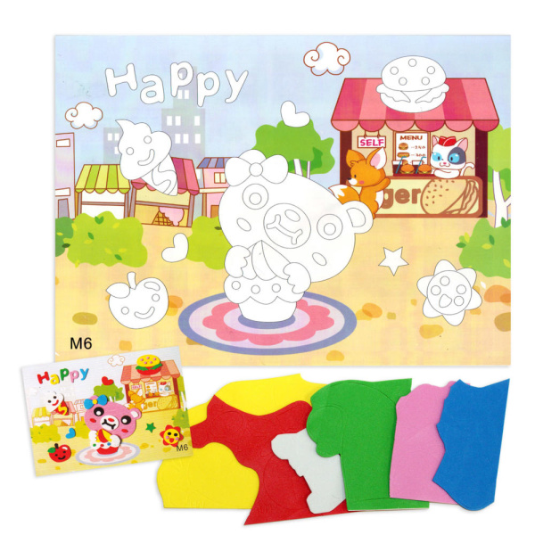 Мозаика из фоамирана Поварёнок