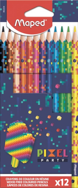 Карандаши Pixel Party 12цв.