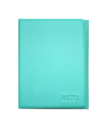 Обложка/автодок Бирюзовая, складная