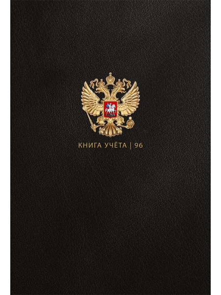 Книга Учета 7Бц  96л. клетка Государственный символ России-2