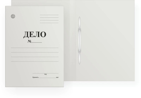 Скоросшиватель картон 440г/м2 немелованный