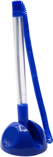 Ручка на подставке Buro 0,5мм синяя, синий.корп