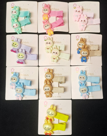 Зажимы д/волос Зубастик, 2шт