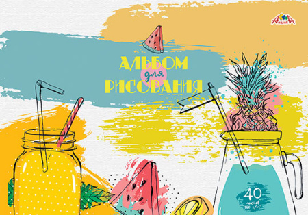 Альбом/гребень 40л Фруктовый микс, 160гр