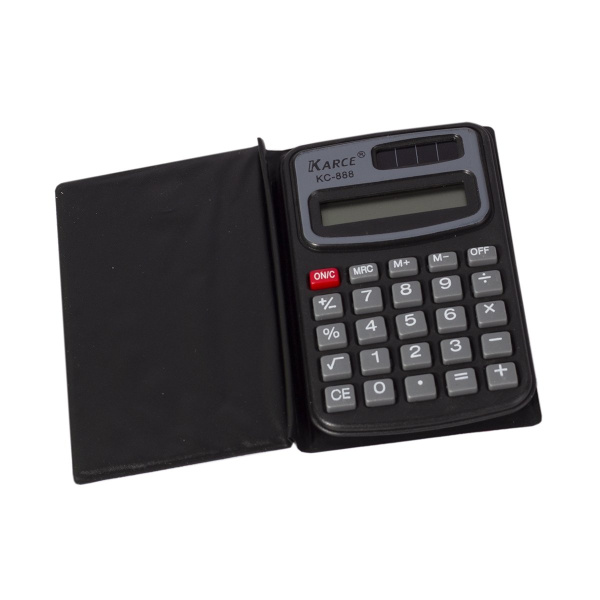 Калькулятор  карман.  8разр. чёрный