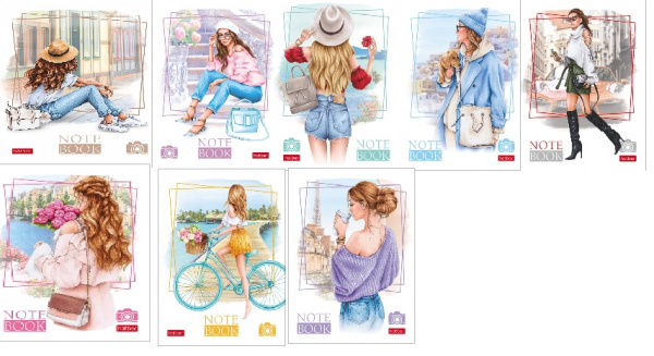 Блокнот А6  48л Мир твоими глазами, ассорти