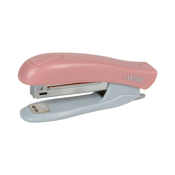 Степлер №10 12л SigNature пудрово-розовый