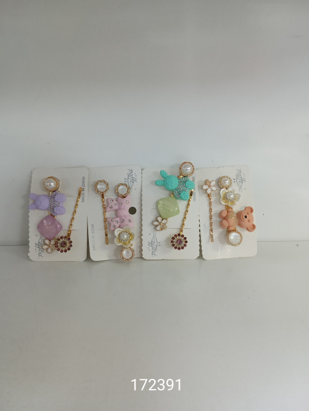 Зажимы д/волос,  2шт